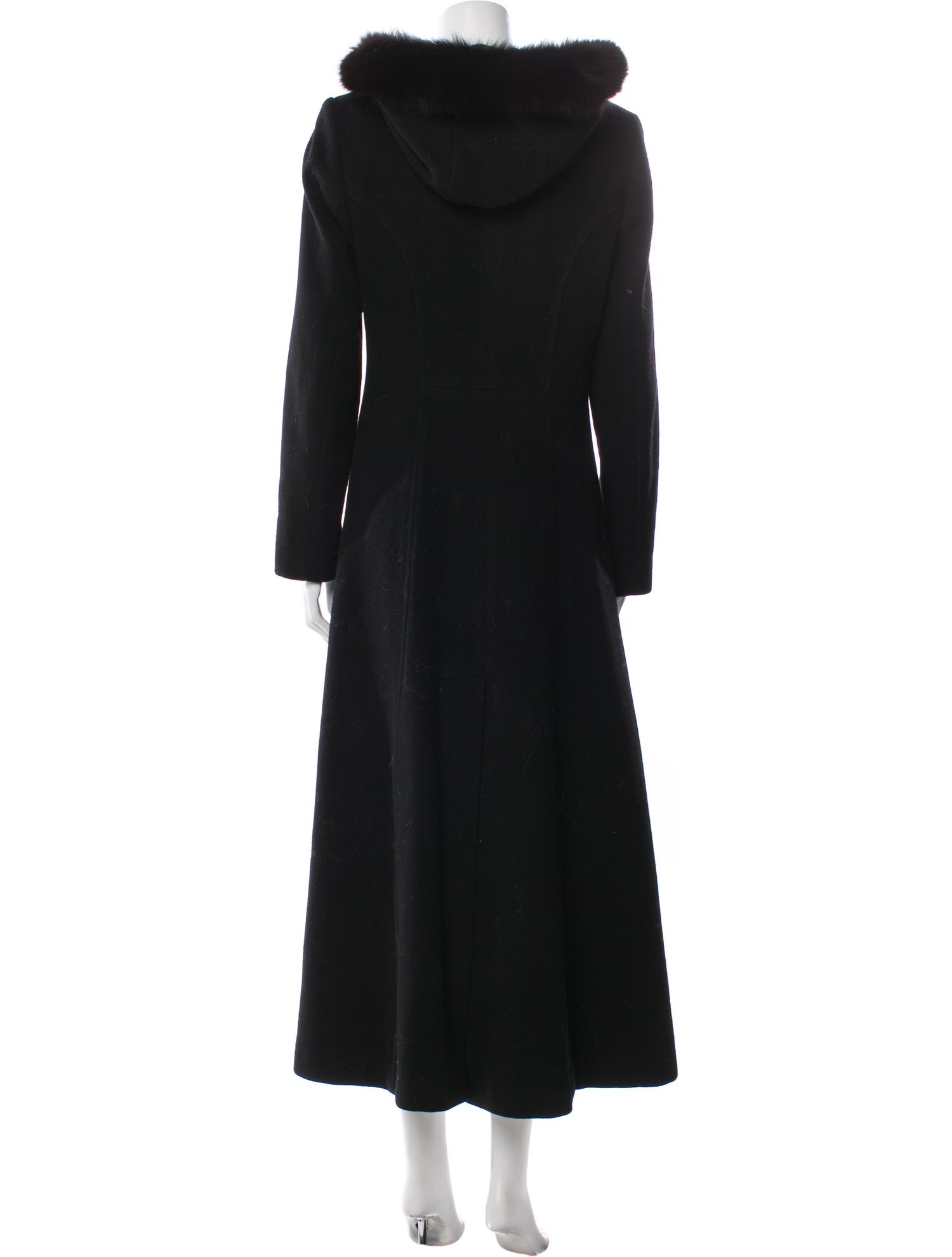 Marvin Richards Wool Faux Fur Coat